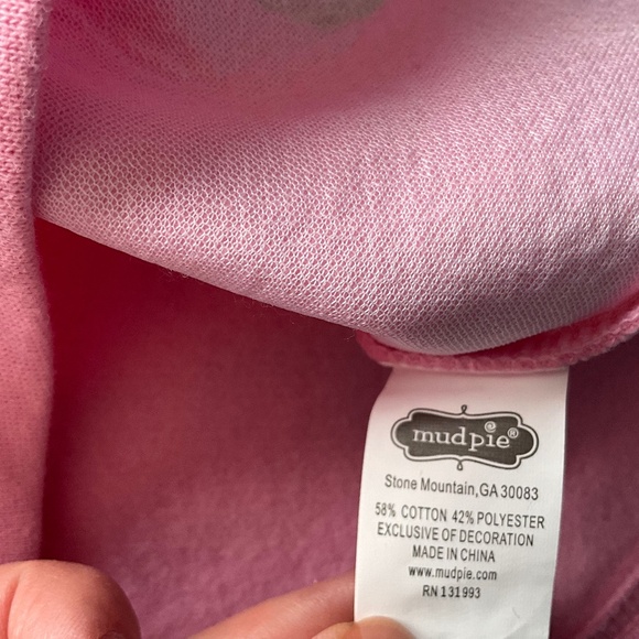 Mud Pie Peppermint Candy Velour Legging 2Pc Set Christmas Party Pink Red 4T-5T - Picture 8 of 9